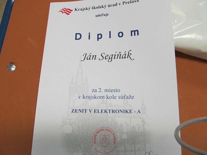 ZENIT v elektronike - krajské kolo 2010